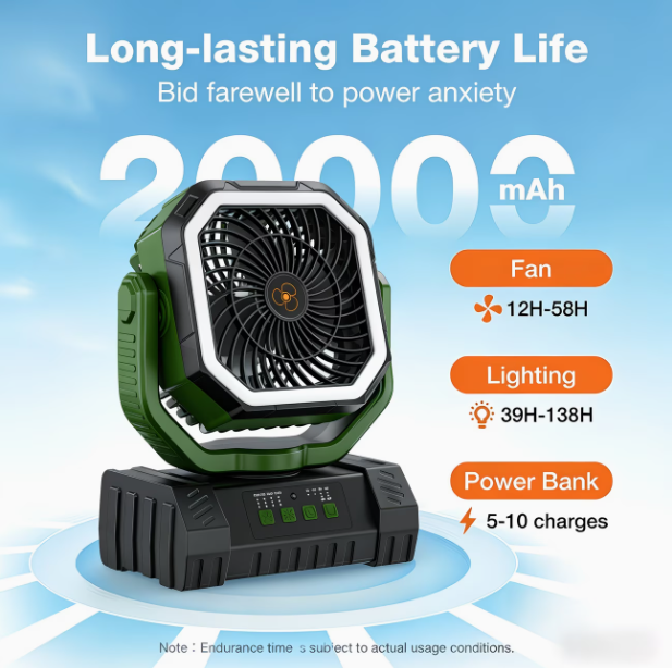 Outdoor Rechargeable Fan